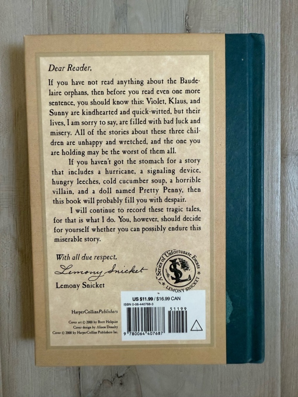 A Series Of Unfortunate Events Books 1-4 by Lemony Snicket - Hardcover - Picture 9 of 16